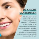 Remescar Micellair Water 3 in 1 - Gezichtsreiniger met vitamine C en Hyaluronzuur, Make Up Remover voor intensieve reiniging van de huid en verwijdering van onzuiverheden, Face Wash voor hydratatie en reiniging, 200 ml - Afbeelding 2