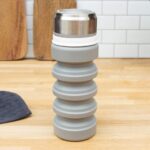 Suck Uk Drinkfles Opvouwbaar 400 Ml Staal/siliconen Grijs - Afbeelding 2