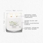 Yankee Candle - White Gardenia Signature Medium Jar - Afbeelding 2