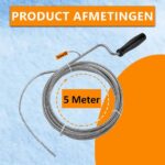 Maxenza Ontstoppingsveer - Rioolontstopping - Afvoerontstopper - Gootsteenontstopper - Handschoenen - 5 Meter - Afbeelding 24
