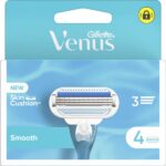 Gillette Venus Smooth - Mesjes Met Beschermende Kussentjes - 4 Navulmesjes - Afbeelding 3