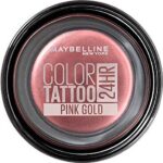 Maybelline New York - Color Tattoo 24H - 65 Pink Gold - Roze - Langhoudende Crème Oogschaduw - 53 gr. - Afbeelding 4