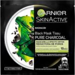 Pure Charcoal Black Mask Tissu Detox Effect By Garnier 28 G - Afbeelding 2
