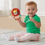 VTech Dierenvriendjes Rammelaar Leeuw - Baby Speelgoed - Bijting - Educatief Baby Speelgoed - Van 3 tot 12 Maanden - Afbeelding 4