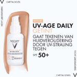 Vichy Capital Soleil UV-Age Daily SPF50+ Getint 40ml - dagelijkse zonnebescherming voor het gezicht - Afbeelding 4