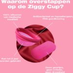 Intimina Ziggy Cup – extra dunne herbruikbare menstruatiecup met plat design - Afbeelding 4
