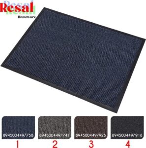 Duurzaam Deurmat Droogloopmat Laagpolig XXL 60 x 80 cm - Donkergrijs - Afbeelding 2