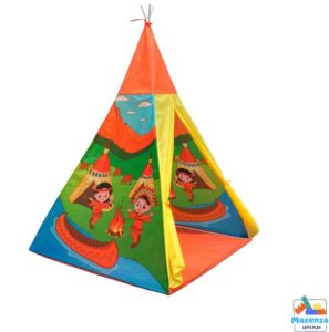 Maxenza 8707 Let’s Play Plug & Play XXL Tipi Tent - 100 x 100 x 135 cm - Voor Jongens vanaf 3 jaar - Afbeelding 2