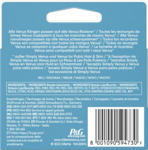 Gillette Venus Smooth - Mesjes Met Beschermende Kussentjes - 8 Scheermesjes - Afbeelding 3