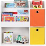 Maxenza Kids ZKB-02A Kleurrijke kinderkamer opbergmeubel met thema boekenkast, Opbergkast en modulair opbergsysteem