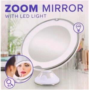 make up spiegel- Led verlichting - vergroting 5x - Afbeelding 2