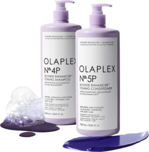 Olaplex No.5P Blonde Enhancer Toning Conditioner 1000ml - vrouwen - Voor Geblondeerd haar/Gekleurd haar/Grijs haar/Normaal haar - Conditioner voor ieder haartype - Afbeelding 4