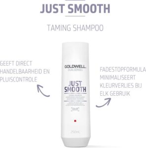 Goldwell Dualsenses Just Smooth Taming Shampoo -250ml - Normale shampoo vrouwen - Voor Alle haartypes - Afbeelding 2