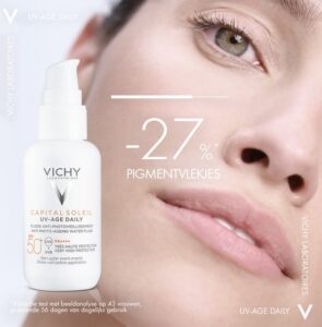 Vichy Capital Soleil Uv-Age Daily SPF50+ Water Fluid Antifotoaging 40ml - Afbeelding 4