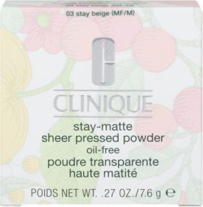 Clinique Stay-Matte Sheer Pressed Powder - 03 Stay Beige - 7,6 g - Afbeelding 6