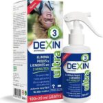 Dexin anti-luizen en neten 120 ml cadeau scrunchie met theeboom