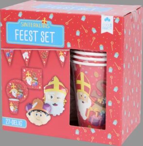 Sinterklaas feestset - decoratieset - 27 delig - sint - pieten - themafeest - 5 december - Afbeelding 2