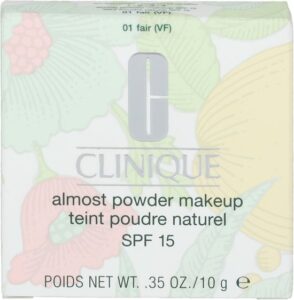 CLINIQUE Almost Powder Makeup SPF15 podk ad w pudrze z ochron  przeciws oneczn  01 Fair 10g - Afbeelding 4