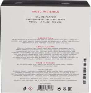 Damesparfum Juliette Has A Gun EDP Musc Invisible (50 ml) - Afbeelding 4