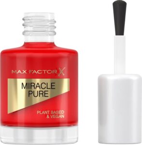 Max Factor Miracle Pure Nail Colour Nagellak 305 Scarlet Poppy - Afbeelding 2