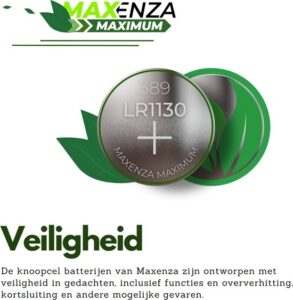 Maxenza Maximum LR1130, AG10 Knoopcel Batterijen Mega Bundel 50 Stuks - "Eindeloze Energie" "Superieure Prestaties" "Milieuvriendelijk" en "Grootverpakking" - Afbeelding 4