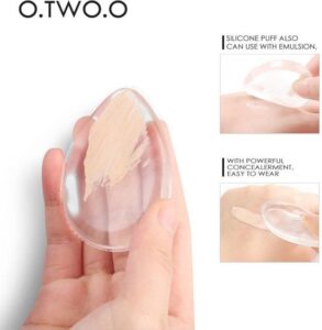 Silicone Powder Blender - Make-Up Spons - Transparant - 2 stuks