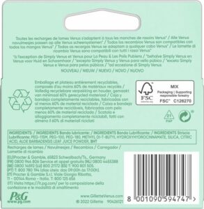 Gillette Venus Scheermesjes Smooth 4 stuks - Afbeelding 4