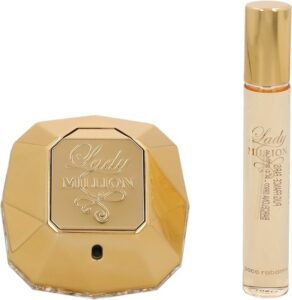 Paco Rabanne Lady Million Eau De Perfume Spray 80ml Set 2 Pieces - Afbeelding 3