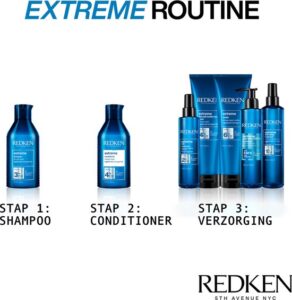 Redken Extreme Strength Builder Plus – Versterkt en herstelt beschadigd haar – 250 ml - Afbeelding 3
