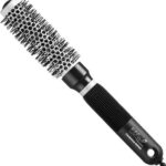 Heat Brush Eurostil Zwart Cirkelvormig