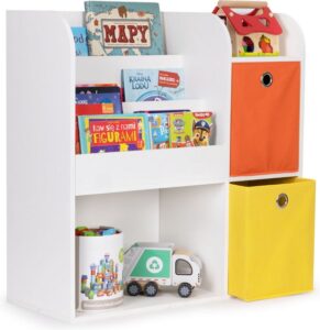 Maxenza Kids ZKB-02A Kleurrijke kinderkamer opbergmeubel met thema boekenkast, Opbergkast en modulair opbergsysteem - Afbeelding 8