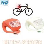 Maxenza Toppers Van TV Ultra Sterk 7000 Lumen Siliconen LED Fiets Verlichting Set - 2 Delig