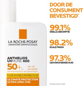 La Roche Posay Anthelios Uvmune 400 Invisible Fluid Sfp50+ 50 Ml By La Roche-posay 50 Ml - Afbeelding 4