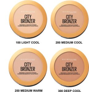 Maybelline City Bronzer Bronzer & Countour Powder - 250 Medium Warm - Bronzing en Contouring Poeder - 51,4 gr. - Afbeelding 3