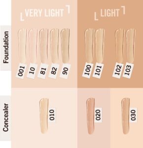 Rimmel London Match Perfection 24HR SPF20 Foundation 102 Light Nude 30 ml - Afbeelding 3