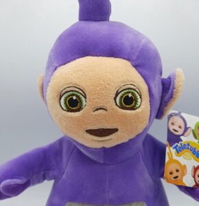 Teletubbie Pluche Knuffel - Tinky Winky Paars 30-36 cm - 100% Gerecycled Vulling - Teletubbies - Afbeelding 4