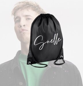 Snelle Gymtas Unisex Zwart - 1 Stuk - Afbeelding 2