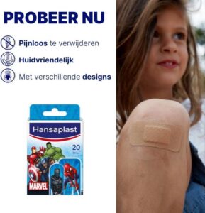 Hansaplast - Marvel - Kinderpleisters - 20 stuks - Afbeelding 3