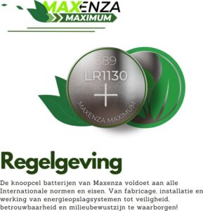 Maxenza Maximum LR1130, AG10 Knoopcel Batterijen Mega Bundel 50 Stuks - "Eindeloze Energie" "Superieure Prestaties" "Milieuvriendelijk" en "Grootverpakking" - Afbeelding 3