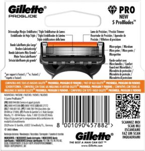Vervangende mesjes voor houder Gillette Fusion 5 Proglide 4 st - Afbeelding 2