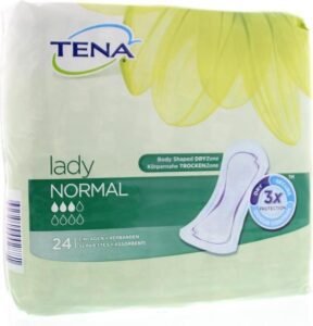 Tena Lady Normal Incontinentie - 24 stuks - Incontinentie-inlegkruisjes