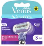 Gillette Venus Deluxe Smooth Swirl - Voor Een Gladde Scheerbeurt - 3 Navulmesjes - Afbeelding 3