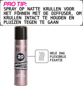 Vormende Spray Hairsprays Redken Frizz Hairspray Kroeshaar 250 ml - Afbeelding 4