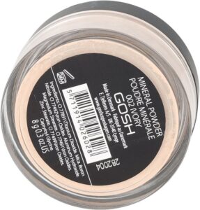 Gosh - Mineral Powder - Minerální pudr 8 g 002 Ivory - - Afbeelding 2