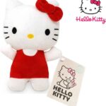 Hello Kitty knuffel rood - 30 cm