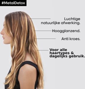 L'Oréal Professionnel Metal Detox Olie - Beschermende olie voor zacht en glanzend haar – Serie Expert – 50 ml - Afbeelding 3