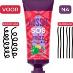 Aussie SOS FRIZZ Super Antikroesbehandeling Reparatie Shot - 25 ml - Met Australian Caviar Lime maakt deze haarbehandeling uw lokken onmiddellijk glad.