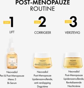 Vichy Neovadiol Post-Menopauze Lipidenaanvullende Anti-Verslapping Anti-Aging - Dagcrème - Tegen Verslapping - 50ml - Afbeelding 3
