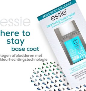 essie - nagelverzorging - here to stay base coat - basecoat tegen afbladderen met kleurhechtingstechnologie - 13,5 ml - Afbeelding 3