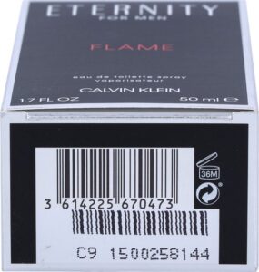Eternity For Men Flame Eau De Toilette Spray 50ml - Afbeelding 2